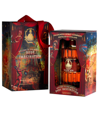 First Release Collector's Edition Incognito Golden Rum in stunning gift box and bag